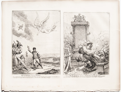 gillray originals Democracy; or, a Sketch of the Life of Buonaparte